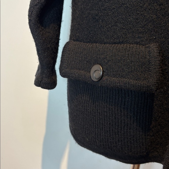 Vintage Russ 100% wool mid length cardigan with front pockets size medium - Picture 6 of 10